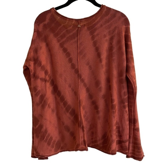 PrAna Orange Tie Dye Juliana Sweater, Size S - Picture 6 of 8